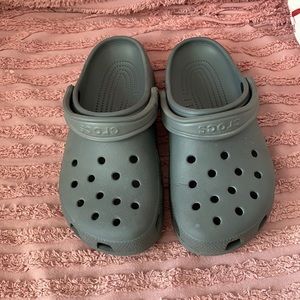 Gray Crocs